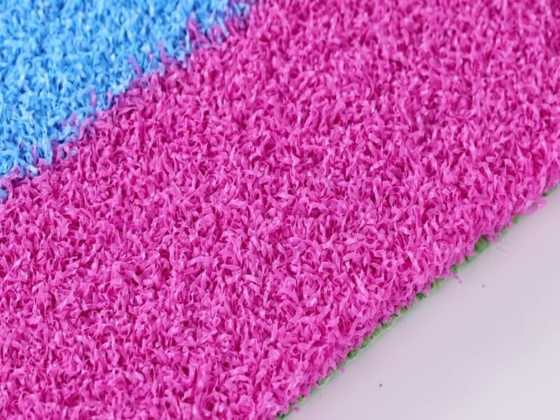 Close up of a perfect turf seam